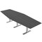 Skutchi Designs 45 in W, 144 in L, 29 in H, Engineered Wood Top, Grey HAR-HEX.IR-46x143-T-ASIANNIGHT - alternate 1